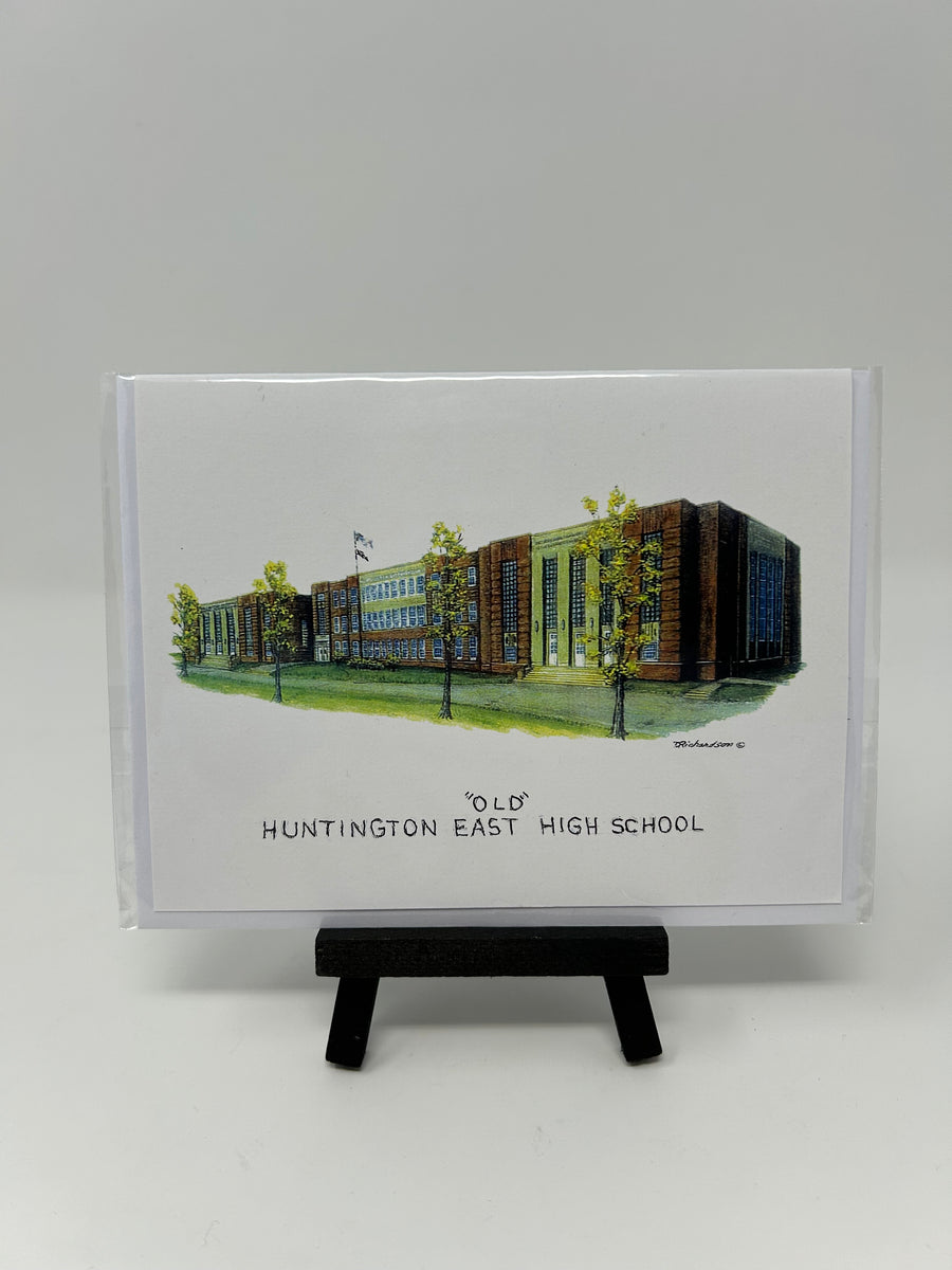 Old Huntington East High School Notecard – The Museum Store at the ...