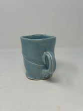 Load image into Gallery viewer, Porcelain Mug w/ Denim Satin Glaze
