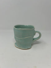 Load image into Gallery viewer, Porcelain Mug w/ Mint Satin Glaze
