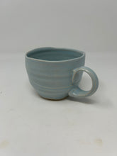 Load image into Gallery viewer, Porcelain Mug w/ Robin&#39;s Egg Satin Glaze
