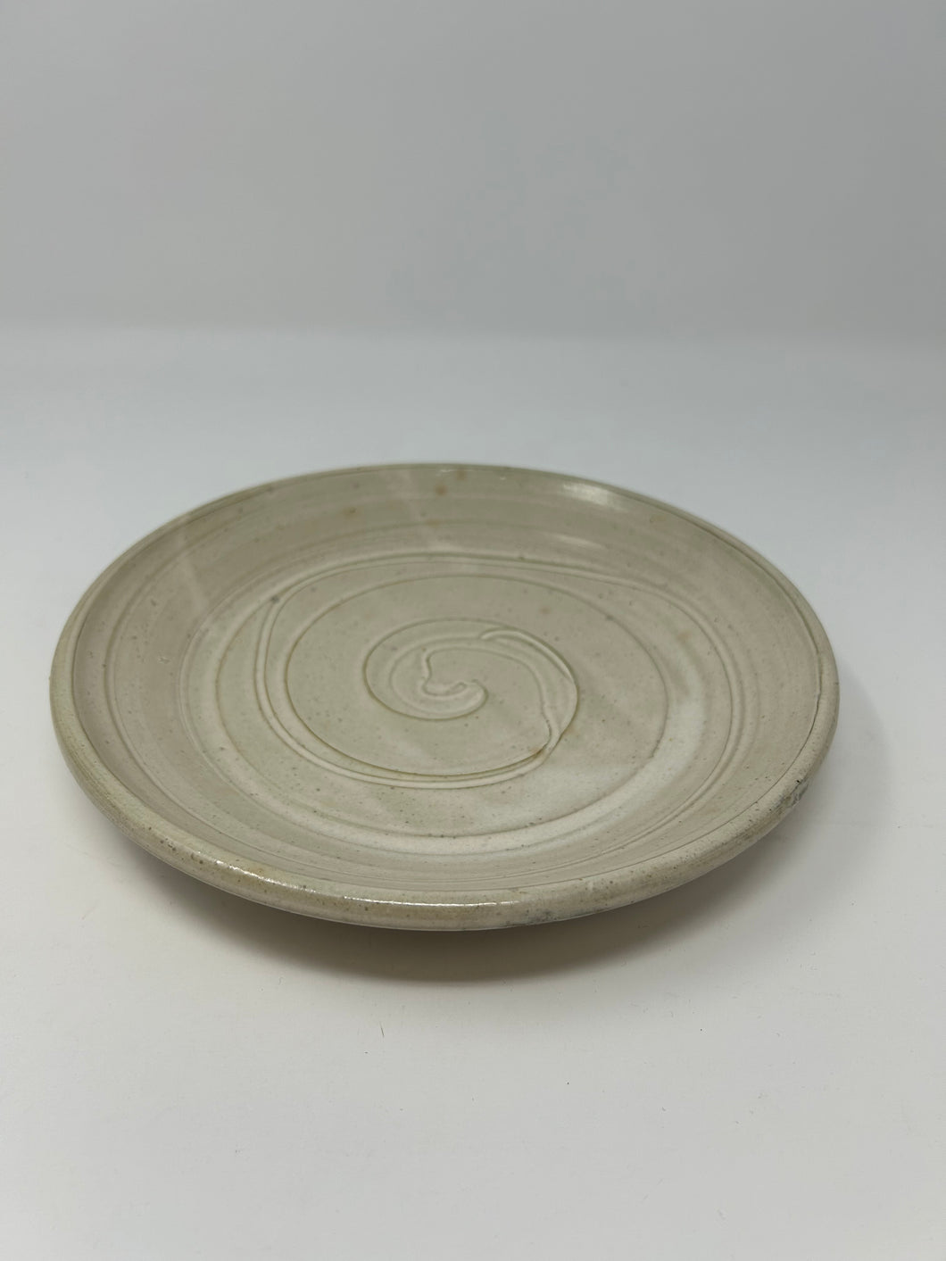 Stoneware Salad Plate w/ Satin Butter Glaze