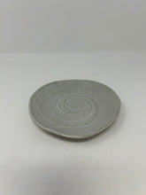 Load image into Gallery viewer, Stoneware Teacup Plate w/ Satin Pearl Glaze
