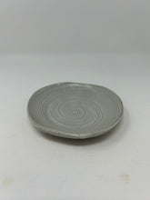 Load image into Gallery viewer, Stoneware Teacup Plate w/ Satin Pearl Glaze
