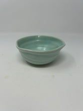 Load image into Gallery viewer, Porcelain Bowl w/ Mint Satin Glaze
