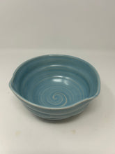 Load image into Gallery viewer, Porcelain Bowl w/ Denim Satin Glaze
