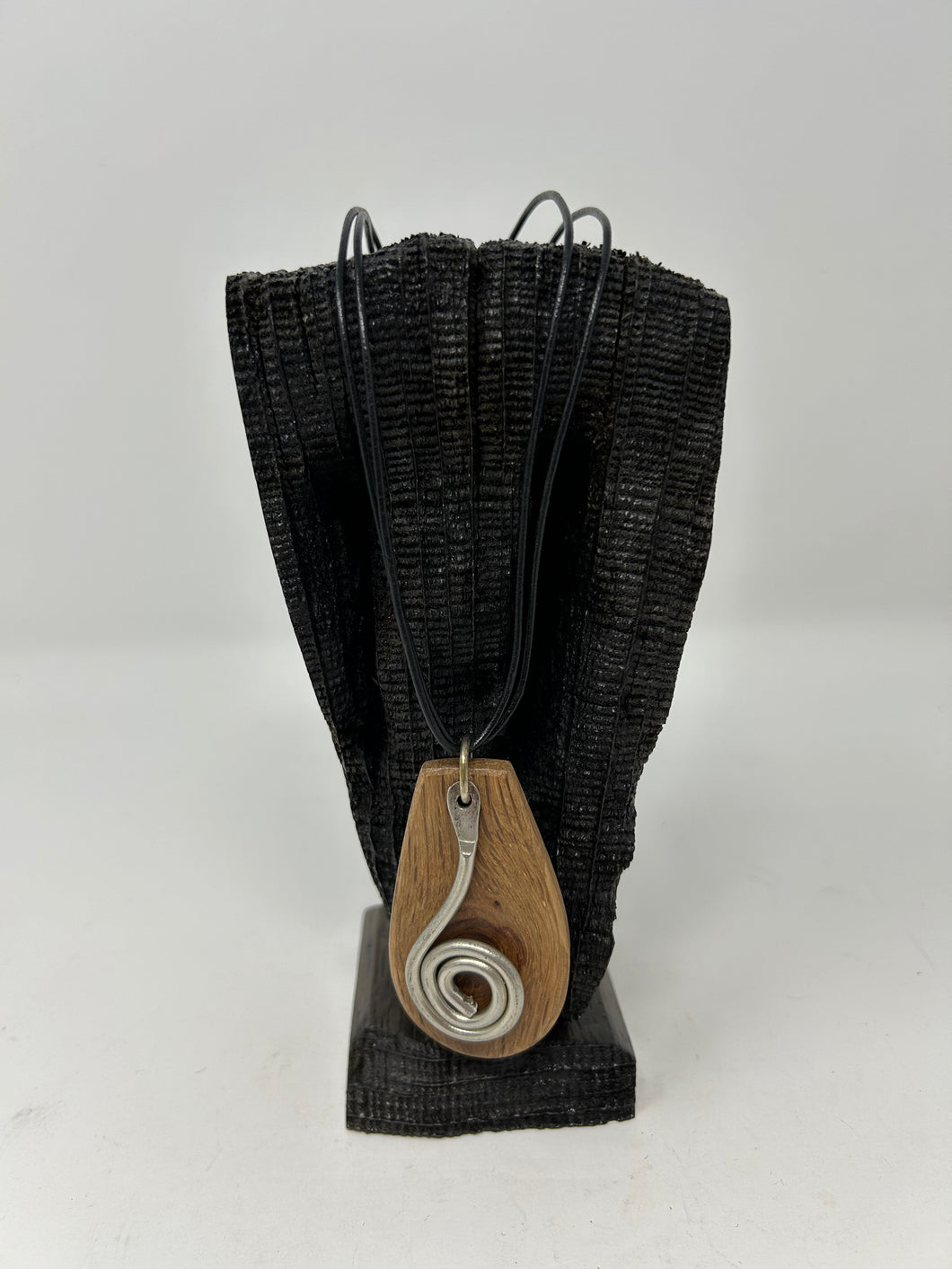 Wooden and Metal Necklace