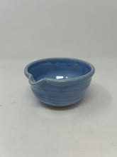 Load image into Gallery viewer, Porcelain Matcha Bowl w/ Denim Satin Glaze
