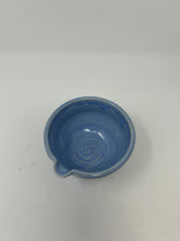 Load image into Gallery viewer, Porcelain Matcha Bowl w/ Denim Satin Glaze

