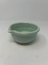 Load image into Gallery viewer, Porcelain Matcha Bowl w/ Mint Satin Glaze
