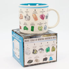 Load image into Gallery viewer, Mohs' Scale of Minerals Hardness Mug
