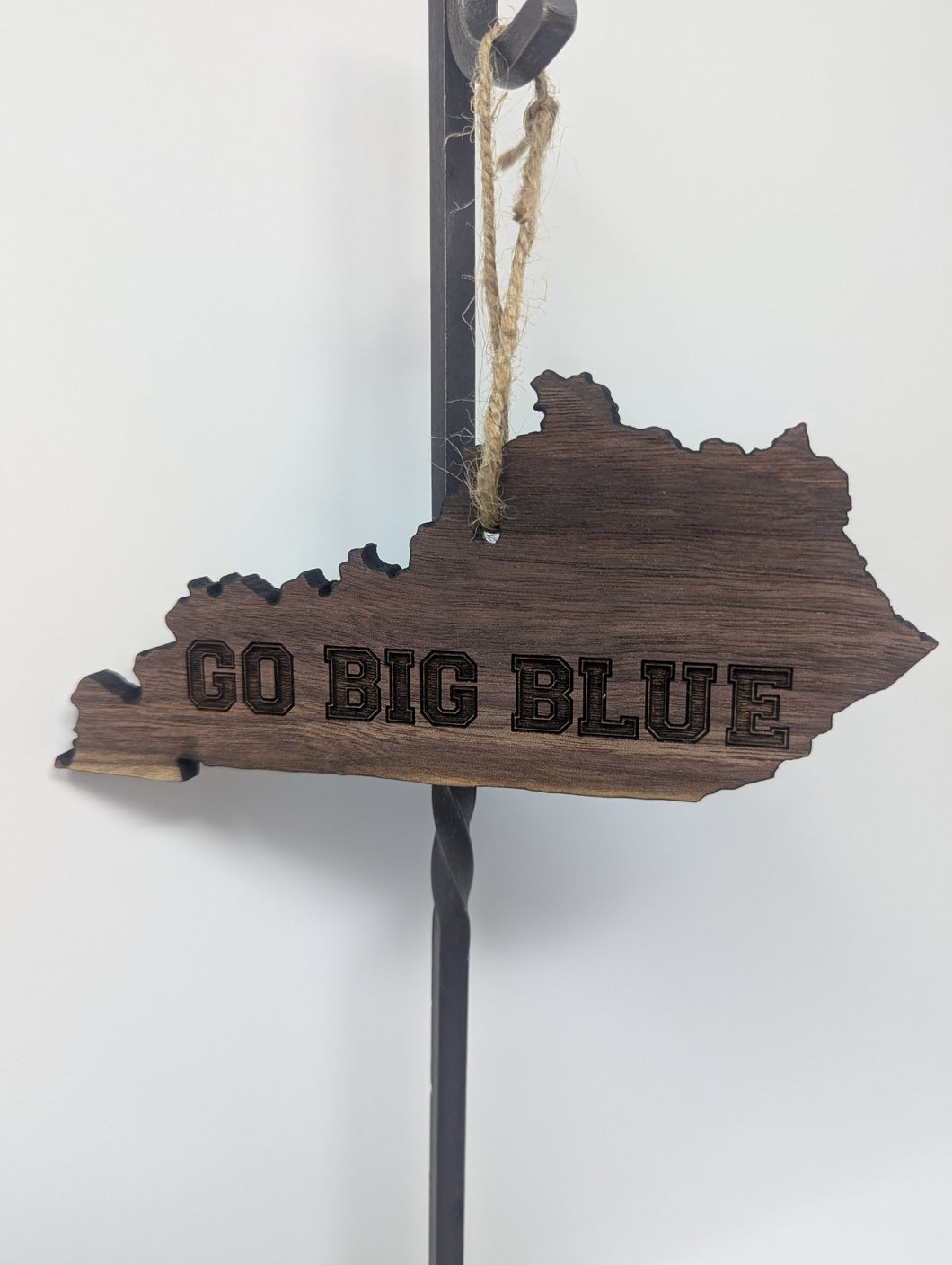 Go Big Blue KY Cutout Ornament