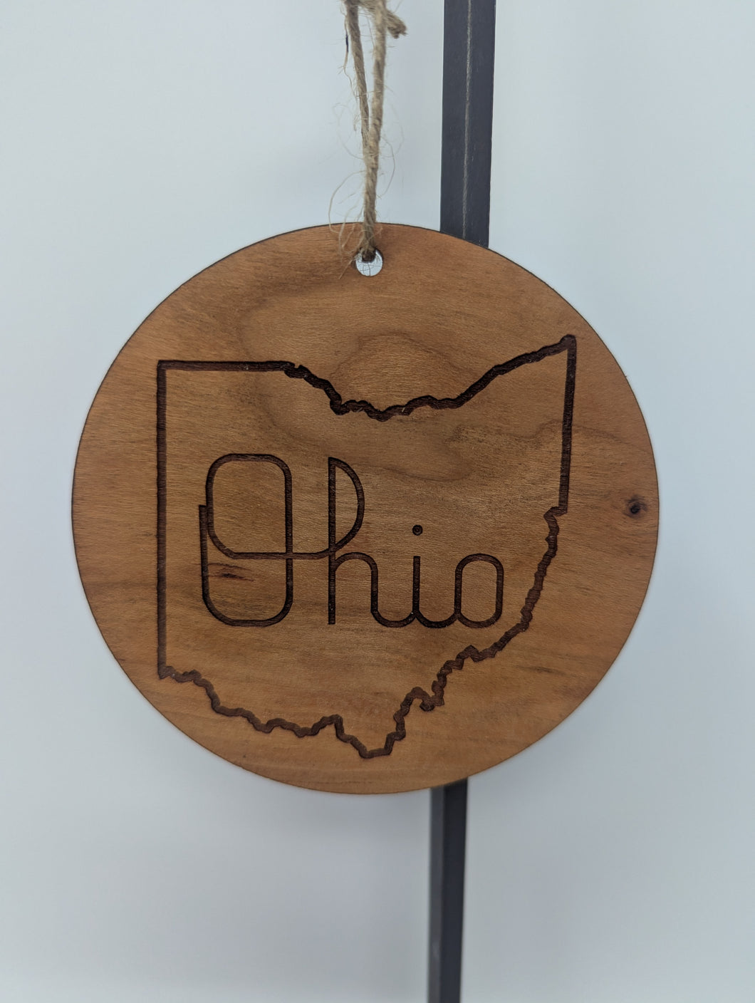 Ohio Circle Ornament