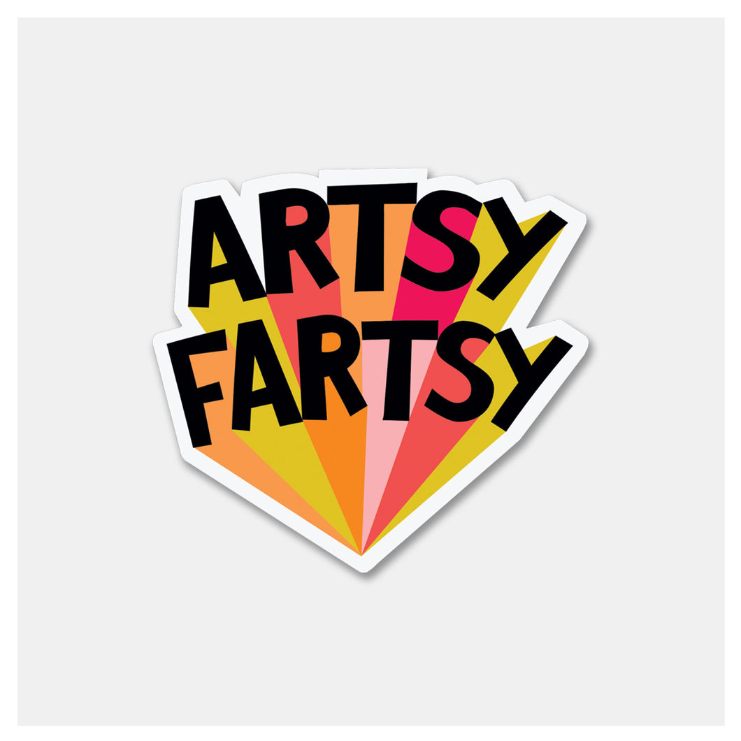 Artsy Fartsy Sticker