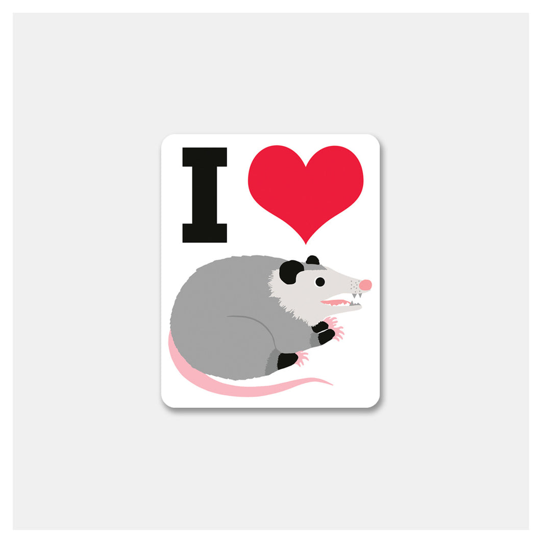 I Heart Possum Sticker