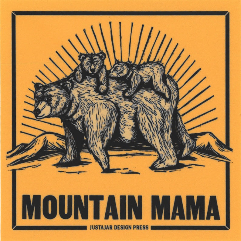 Mountain Mama Die Cut Sticker