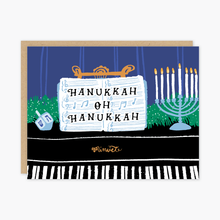 Load image into Gallery viewer, Hanukkah Piano Card
