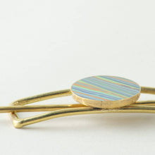 Load image into Gallery viewer, Ria Hair Slide with Stick - Reconstituted Stone
