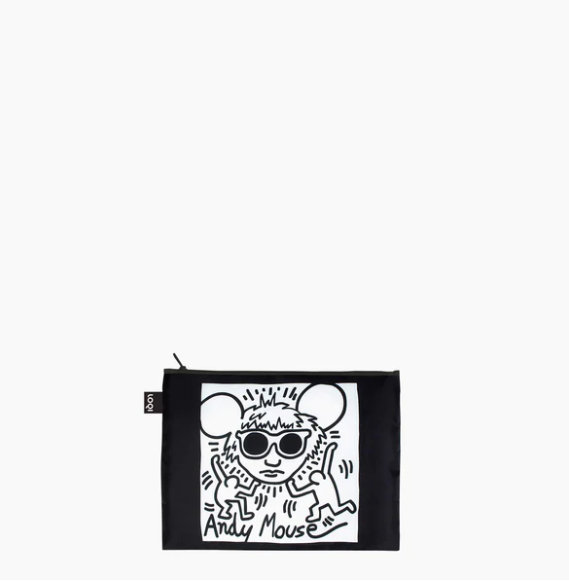 M ZIP POCKETS - Keith Haring Andy Mouse