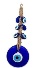 Load image into Gallery viewer, MYSTIC JEWELS - Macrome Turkish Eye Amulet with Jute, Home Protection
