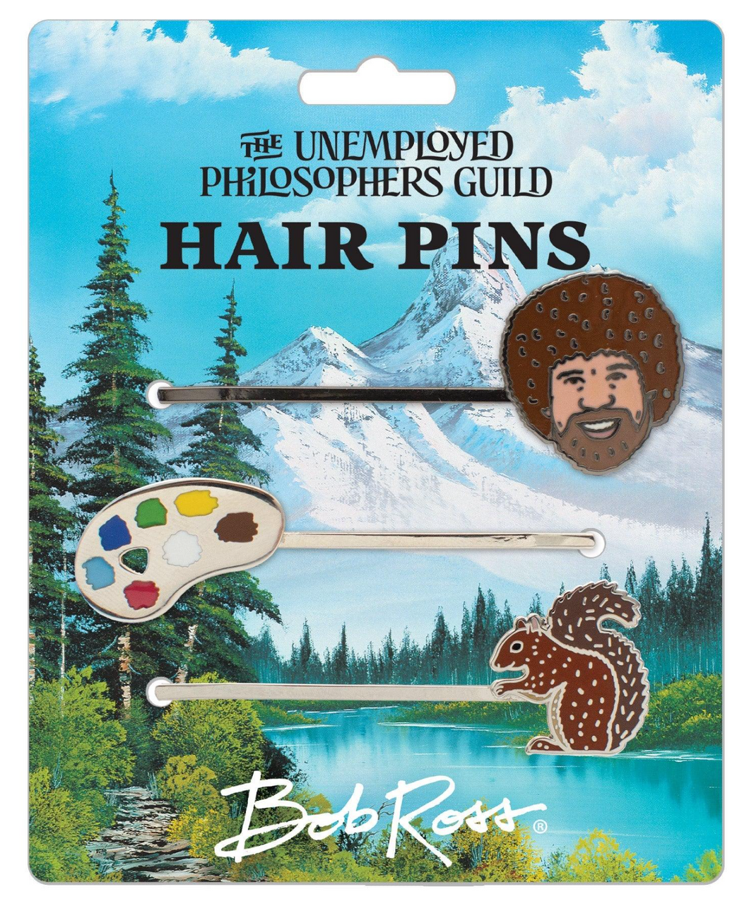 Bob Ross Hair Pins