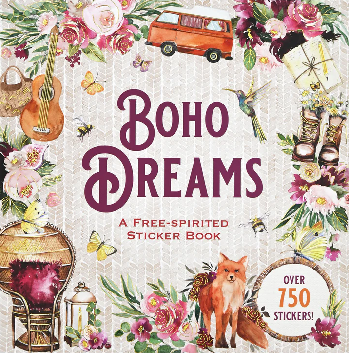 Boho Dreams: A Free-Spirited Sticker Book