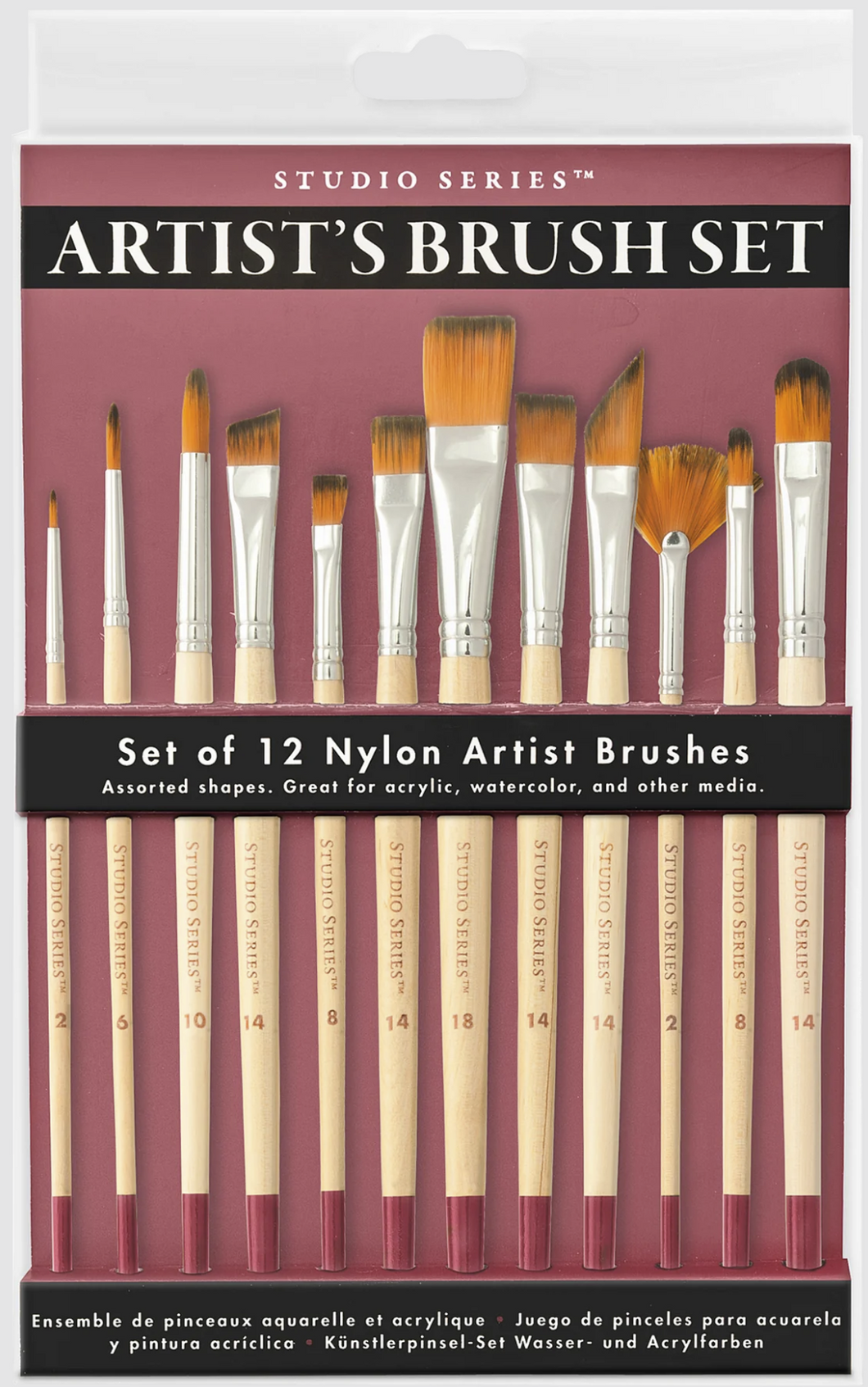 Studio Series Artist's Paintbrush Set Regular