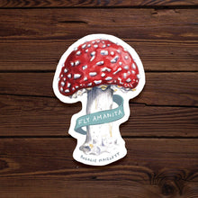 Load image into Gallery viewer, Amanita Mushroom Waterproof Sticker
