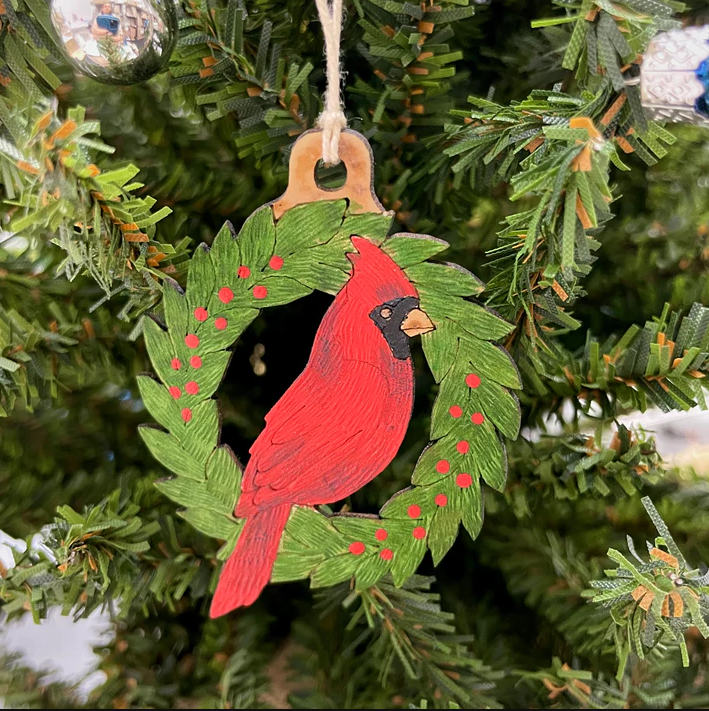 Cardinal Ornament - Handmade