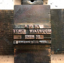 Load image into Gallery viewer, Mountain State of Mind/West by God WV - Letterpress Postcard
