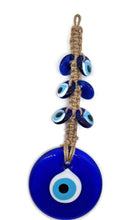 Load image into Gallery viewer, MYSTIC JEWELS - Macrome Turkish Eye Amulet with Jute, Home Protection
