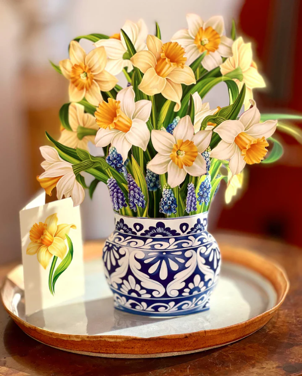 English Daffodils Paper Bouquet