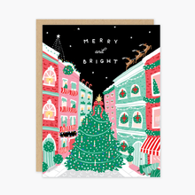 Load image into Gallery viewer, Town Tree Christmas Holiday Card
