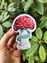 Load image into Gallery viewer, Amanita Mushroom Waterproof Sticker
