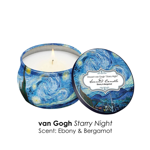 Ebony & Bergamot Art Candle