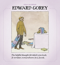 Load image into Gallery viewer, Edward Gorey 2024 Mini Wall Calendar
