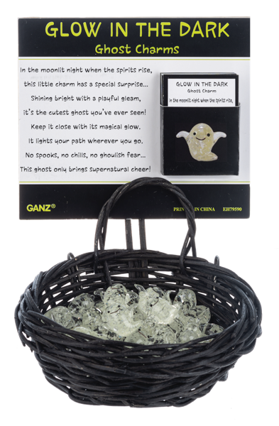 Glow in the Dark Ghost Charms