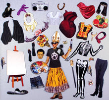 Load image into Gallery viewer, Frida Kahlo Magnetic Dress Up Set
