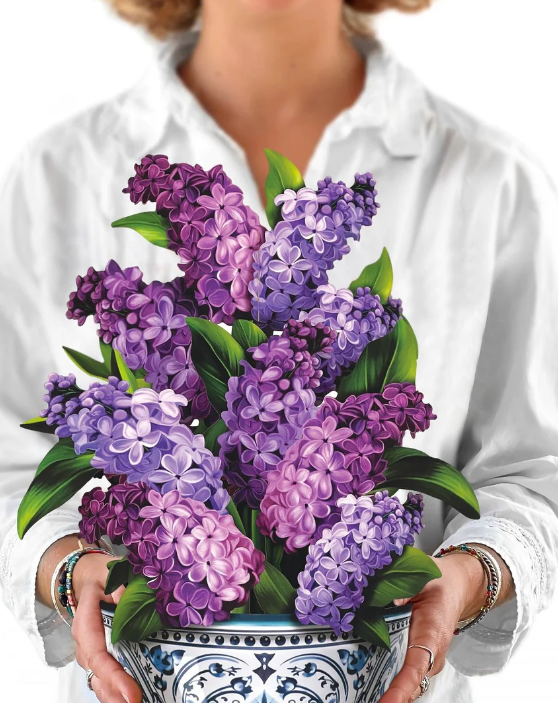 Garden Lilac Paper Bouquet