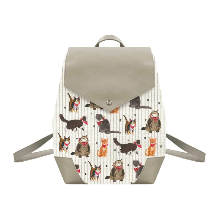 The Meow Meow Gang Canvas Backpack