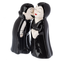 Load image into Gallery viewer, Mr. &amp; Mrs. Dracula Salt &amp; Pepper Shaker Set
