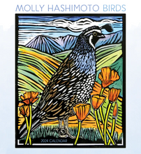 Load image into Gallery viewer, Molly Hashimoto: Birds 2024 Wall Calendar
