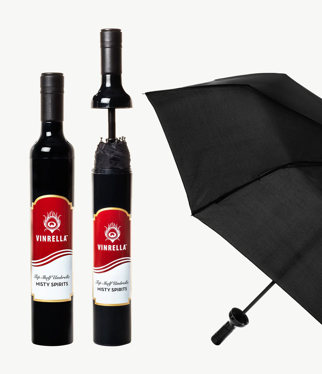 Misty Spirits Labeled Bottle Umbrella