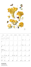 Load image into Gallery viewer, Mushrooms: Alexander Viazmensky 2024 Wall Calendar
