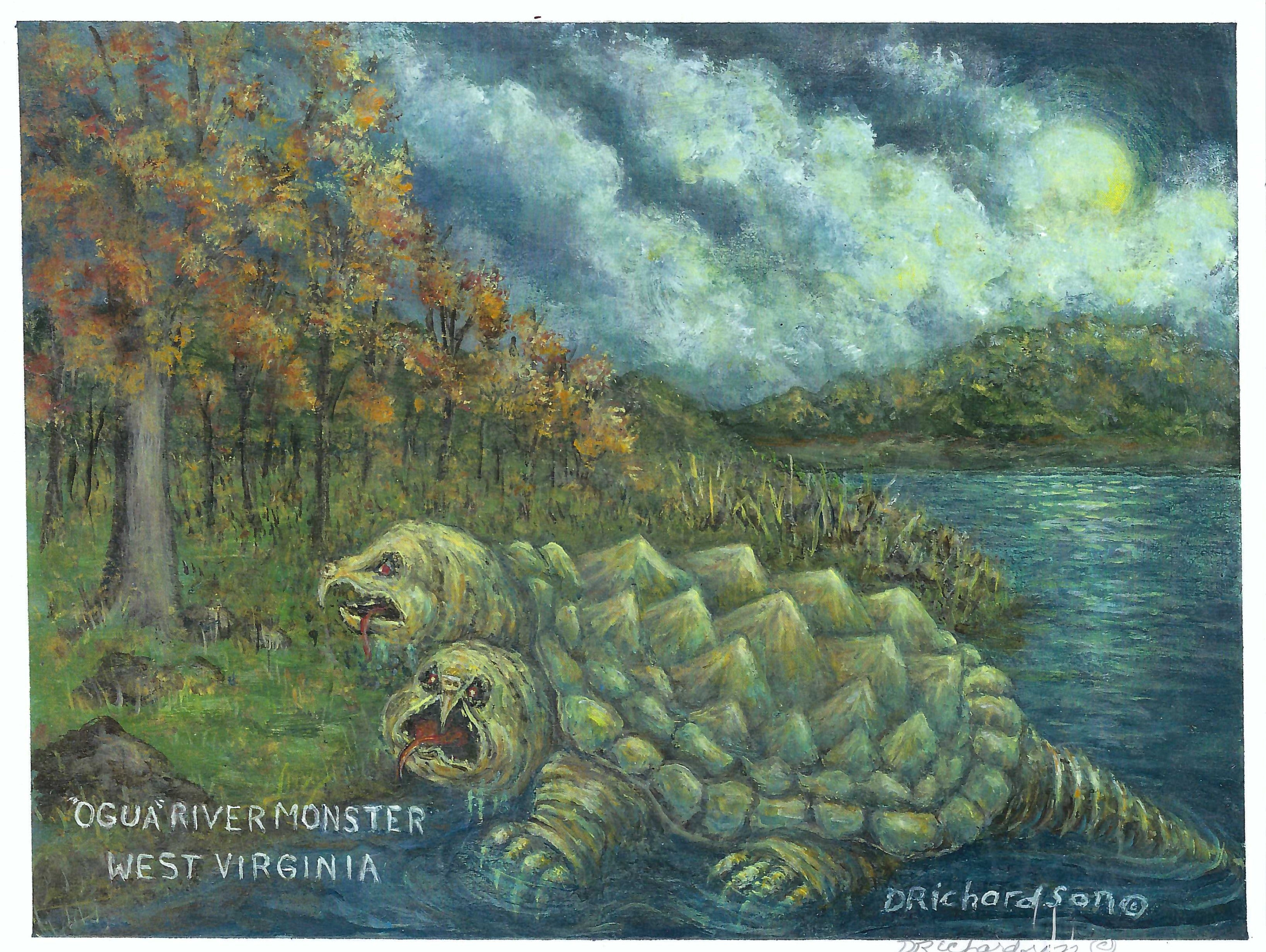 allegheny river monsters Ogua River Monster Print – The Museum Store at the Huntington Museum of Art