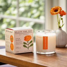 Load image into Gallery viewer, Catalan Calendula Plant the Box Candle
