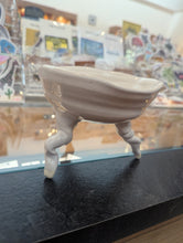 Load image into Gallery viewer, Porcelain Rooted Bowl w/ Pearl Satin Glaze
