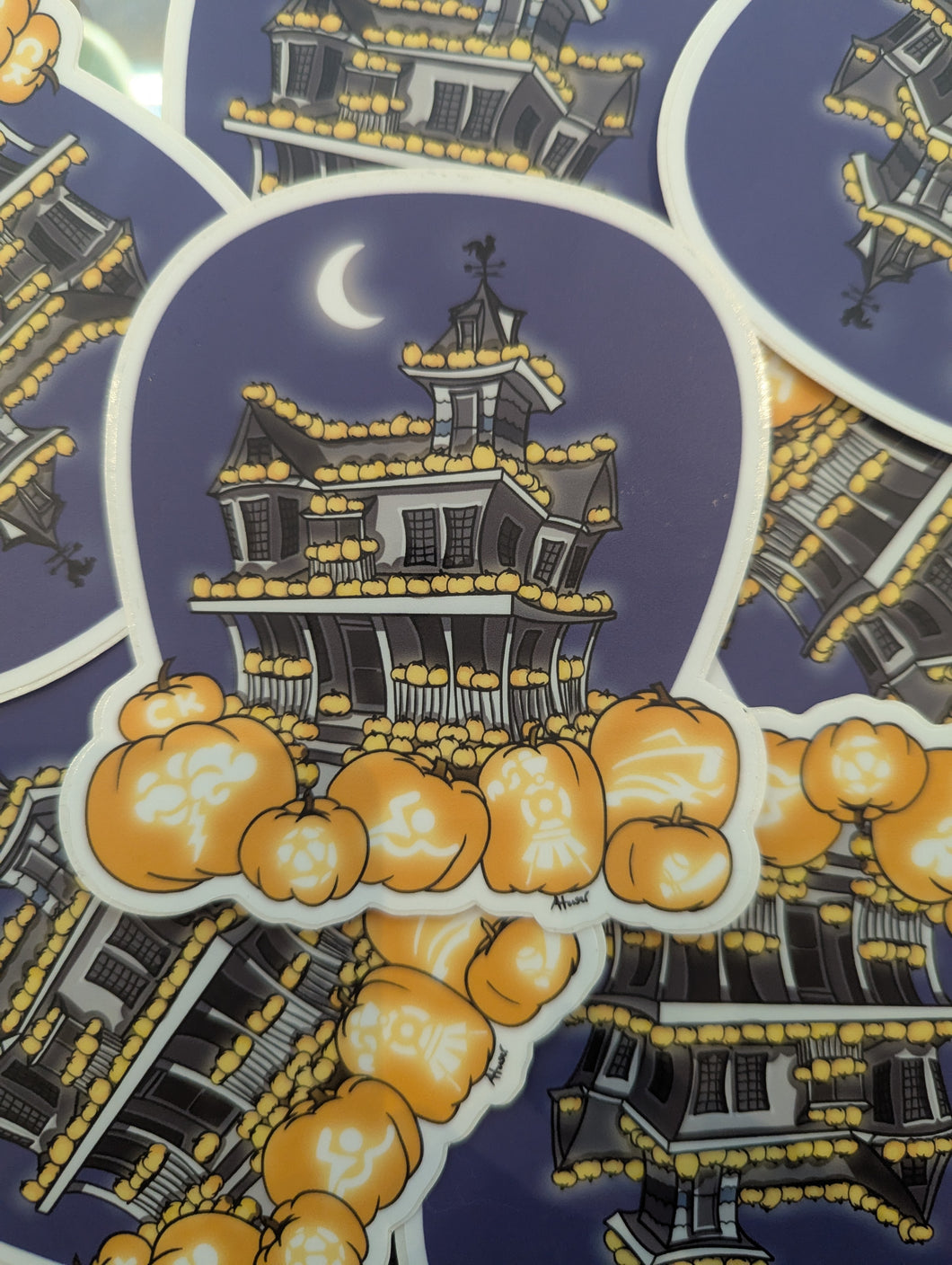 Kenova Pumpkin House Sticker