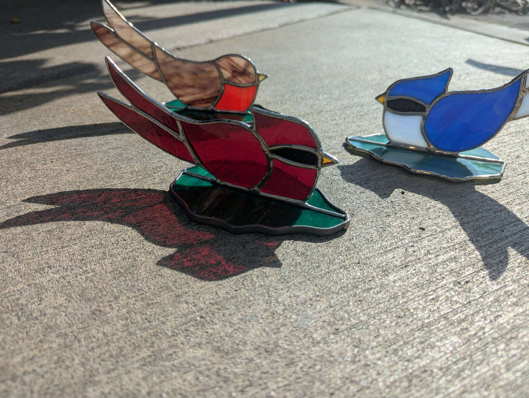 Stained Glass Birds