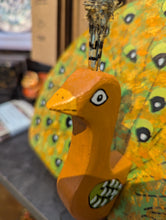 Load image into Gallery viewer, Wooden Peacock Statue
