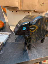 Load image into Gallery viewer, Wooden Sheep Statue

